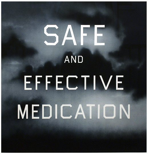 Ed Ruscha Safe and Effective Medication