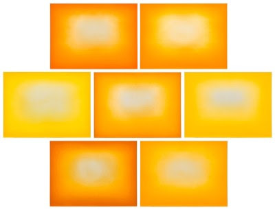 Yellow Rising, 2018: Suite of seven etchings by Anish Kapoor