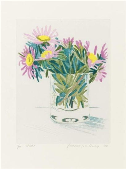 David Hockney: Marguerites. 1973