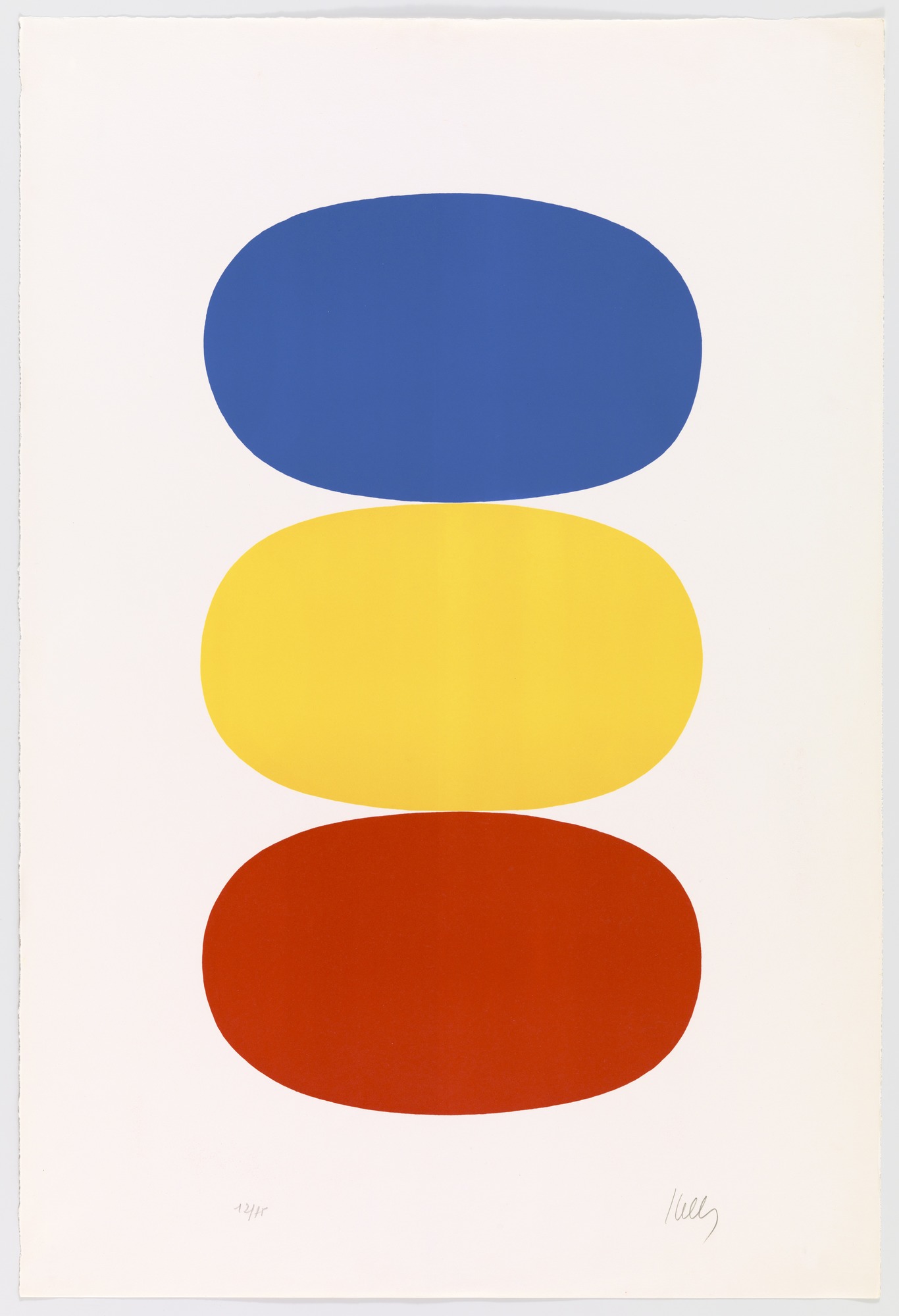 Blue and Yellow and Red-Orange