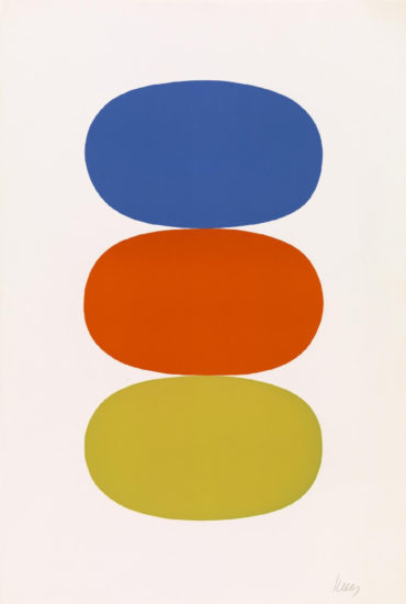 Ellsworth Kelly -Blue and Orange and Green