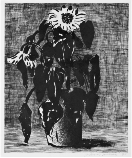 David Hockney Sunflower I, 1995