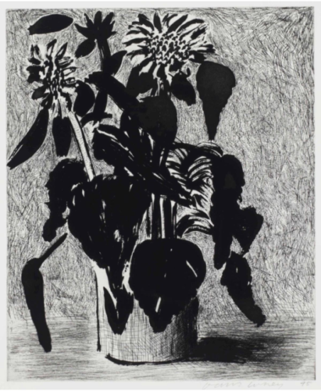 David Hockney Sunflower II, 1995